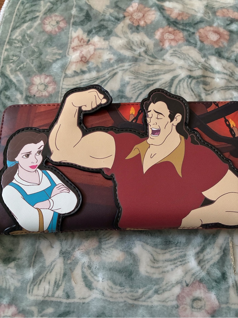 Loungefly x Disney Beauty and the Beast: Villains Gaston Zip around wallet
